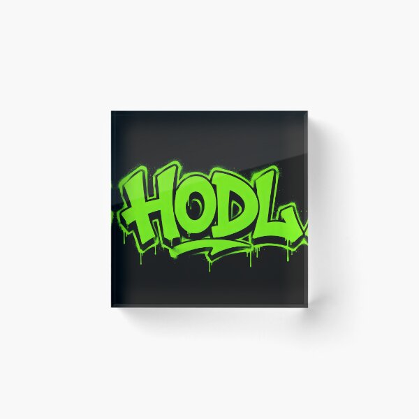 Item preview, HODL Neon Graffiti Crypto Streetwear designed and sold by PatysArt.