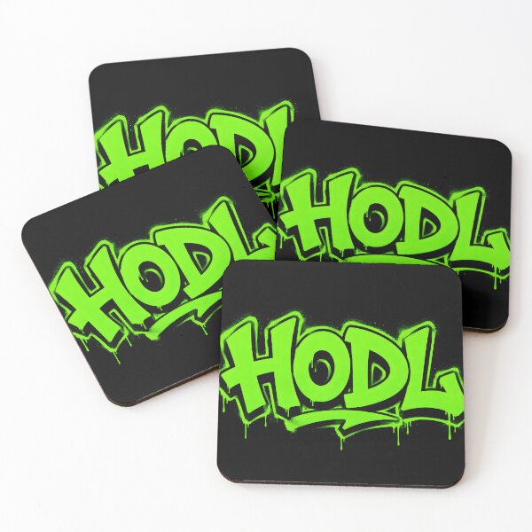 Item preview, HODL Neon Graffiti Crypto Streetwear designed and sold by PatysArt.