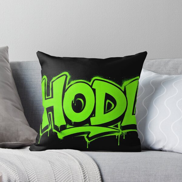 Item preview, HODL Neon Graffiti Crypto Streetwear designed and sold by PatysArt.