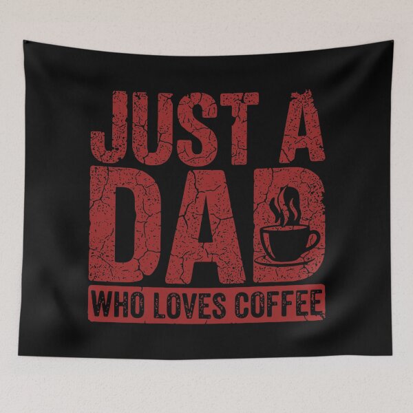 Item preview, Just A Dad Who Loves Coffee Vintage Caffeine Dad designed and sold by cabana.space.