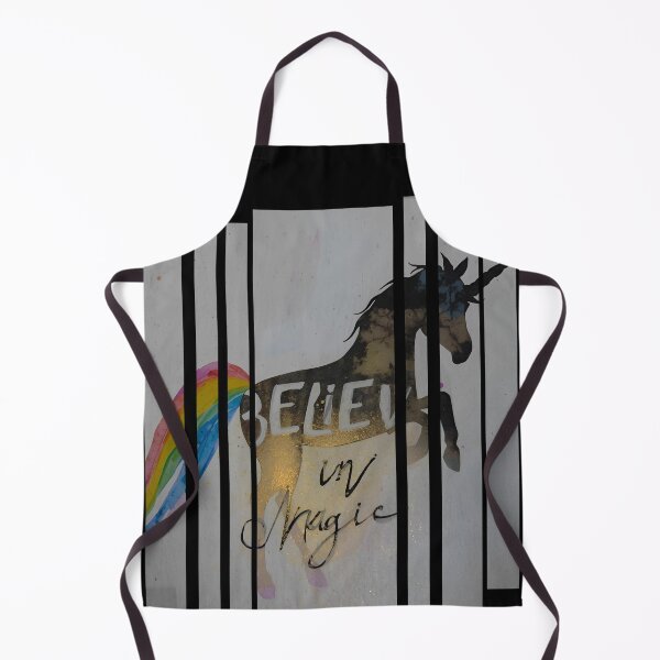 Item preview, Unicorn silhouette with rainbow. Believe in Magic 4 designed and sold by Neon G.