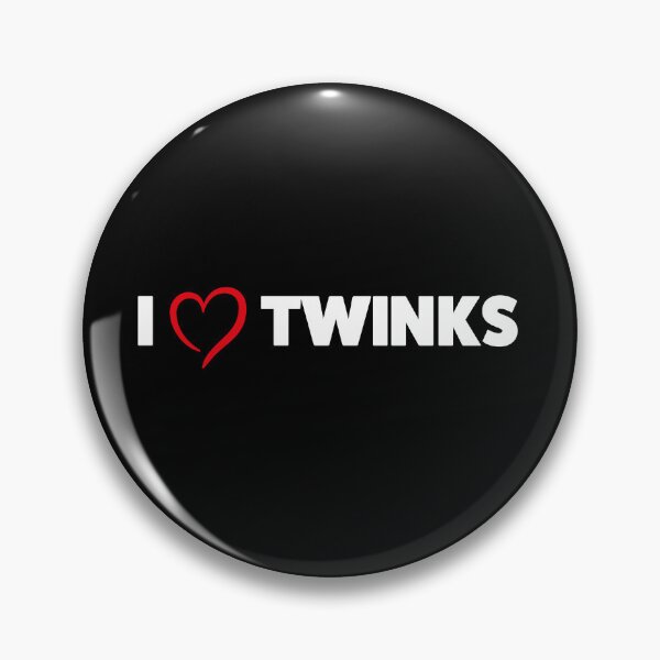 Item preview, I Love Twinks Queer Heart Bold Gay Typo Statement Design designed and sold by Neofly.Art.