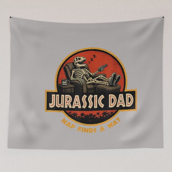 Item preview, Jurassic Dad Nap Finds A Way Funny Tired Dad Gift designed and sold by GreggRoss.
