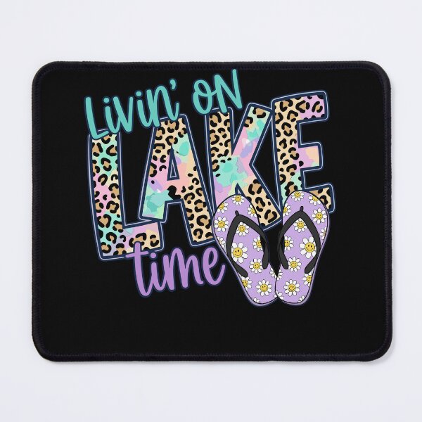 Item preview, Livin On Lake Time Preppy Leopard Flip Flops designed and sold by KroghDs.