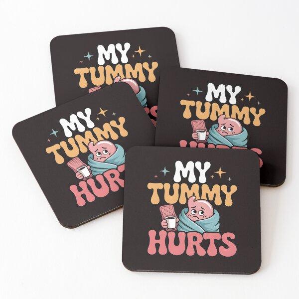 Item preview, My Tummy Hurts Funny Tummy Ache Shirt for Everyday Humor designed and sold by Redgiant87x.