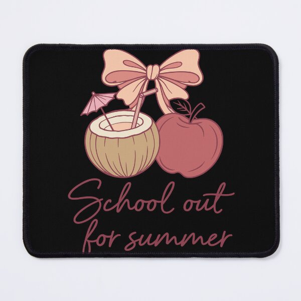 Item preview, Preppy Teacher Summer Break Bow Apple designed and sold by KroghDs.
