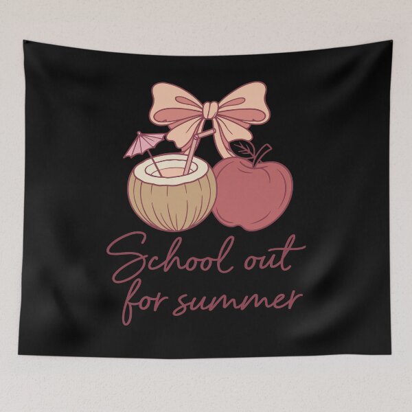 Item preview, Preppy Teacher Summer Break Bow Apple designed and sold by KroghDs.