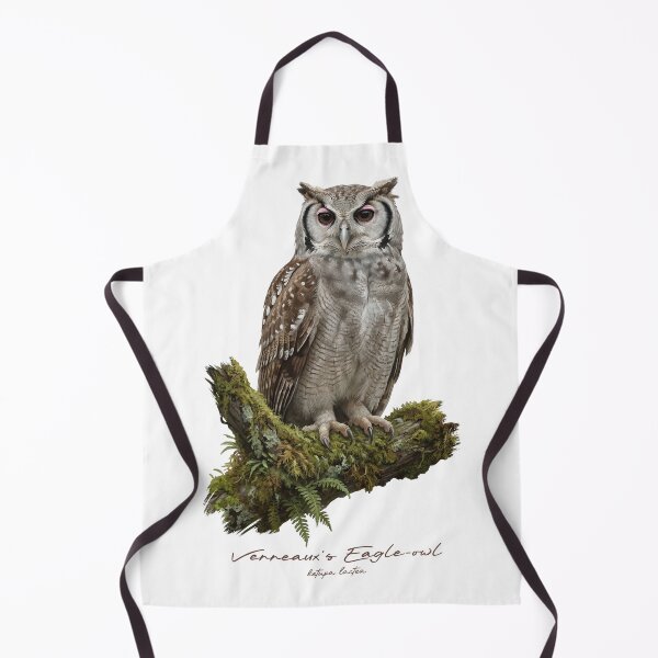 Item preview, Verreaux's Eagle-owl on Mossy Branch designed and sold by Takeda-art.