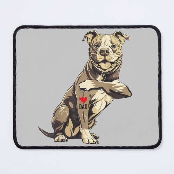 Item preview, Pitbull I Love Dad Pit Bull Terrier Pettie Dog Owner Father designed and sold by mjohnson9.