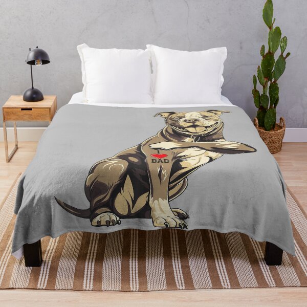 Item preview, Pitbull I Love Dad Pit Bull Terrier Pettie Dog Owner Father designed and sold by mjohnson9.