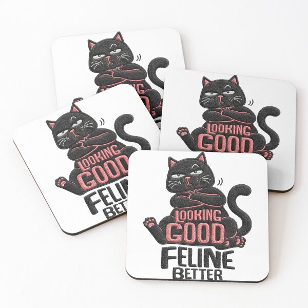 Item preview, Looking good Cat Embroidery designed and sold by LiuTiuuu.