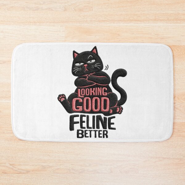 Item preview, Looking good Cat Embroidery designed and sold by LiuTiuuu.