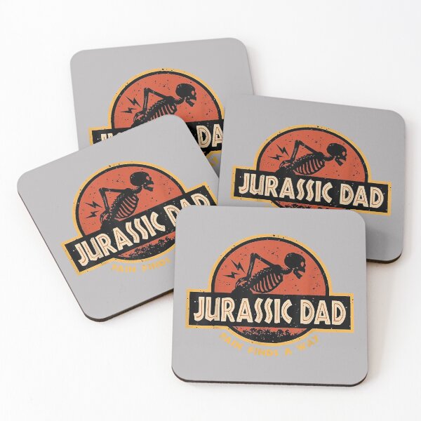 Item preview, Jurassic Dad Pain Finds A Way Funny Sarcastic Skeleton designed and sold by GreggRoss.