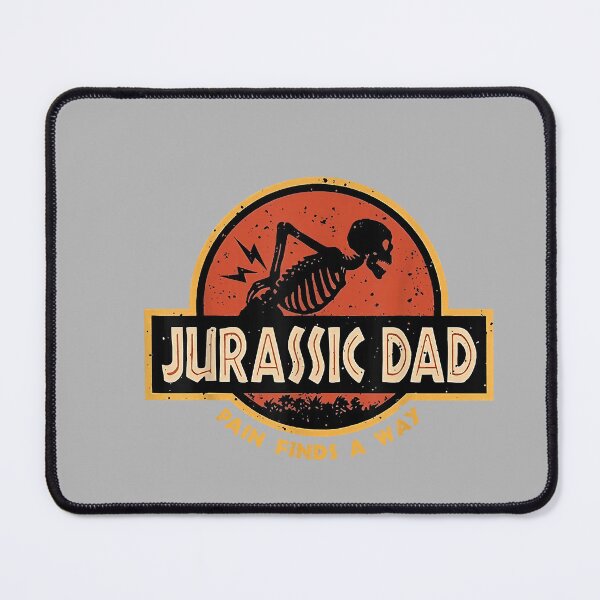 Item preview, Jurassic Dad Pain Finds A Way Funny Sarcastic Skeleton designed and sold by GreggRoss.