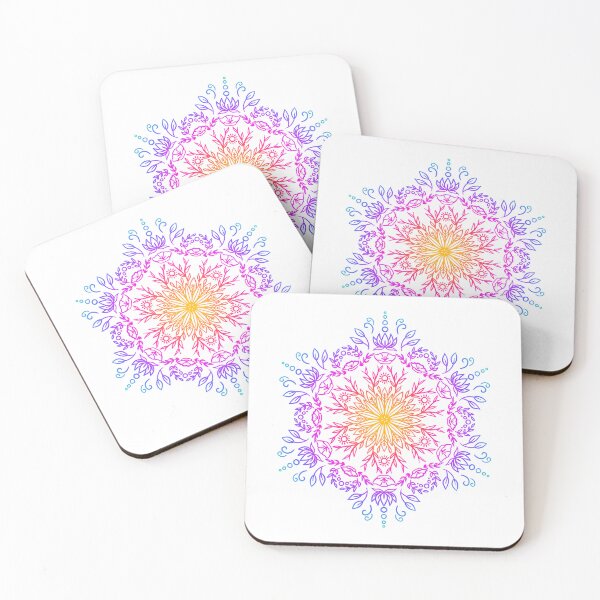 Item preview, Spring Blossom Mandala - Rainbow designed and sold by halconiandesign.