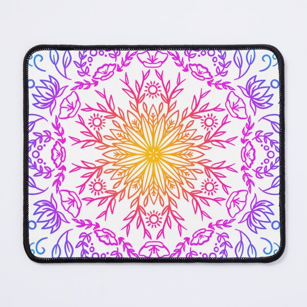 Item preview, Spring Blossom Mandala - Rainbow designed and sold by halconiandesign.