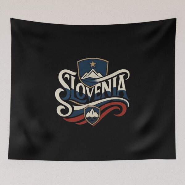 Item preview, Slovenia Flag Design, Slovenian Pride Shirt, Slovenia Nation, Triglav Symbol, European Heritage, Ljubljana Travel, Slovenian Culture Graphic designed and sold by Typologystudios.