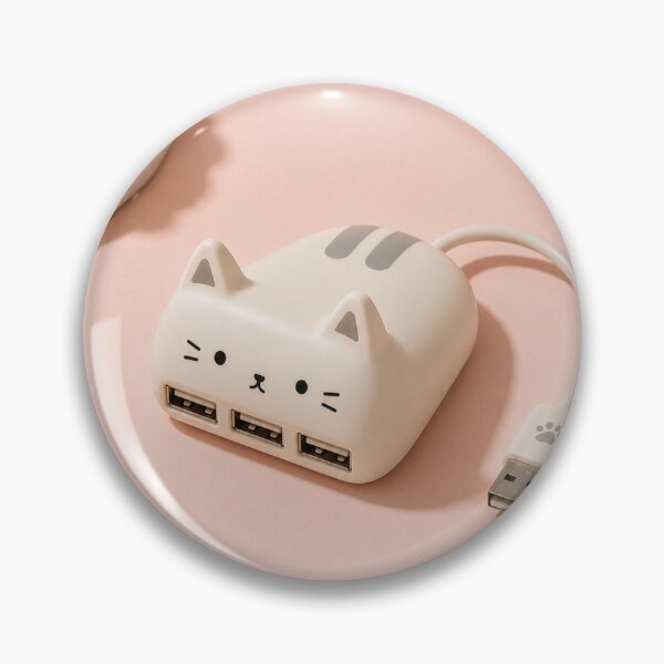Item preview, Cute Kawaii Cat USB Hub Aesthetic designed and sold by LovelyCatGalaxy.