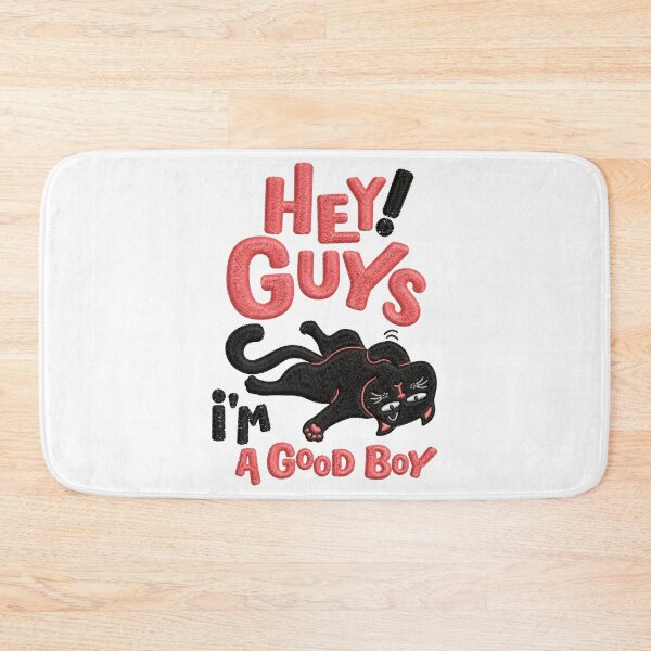 Item preview, Hey guys i'm a good boy Cat Embroidery designed and sold by LiuTiuuu.