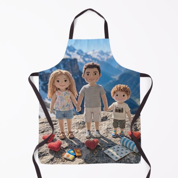 Item preview, Family Adventure on Mountain Top designed and sold by CVND-Studio.