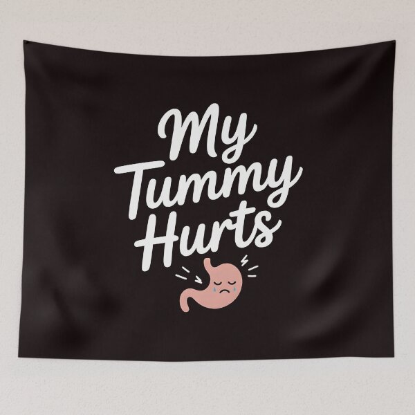 Item preview, My Tummy Hurts Funny Stomach Pain Shirt for Meme Lovers designed and sold by Redgiant87x.