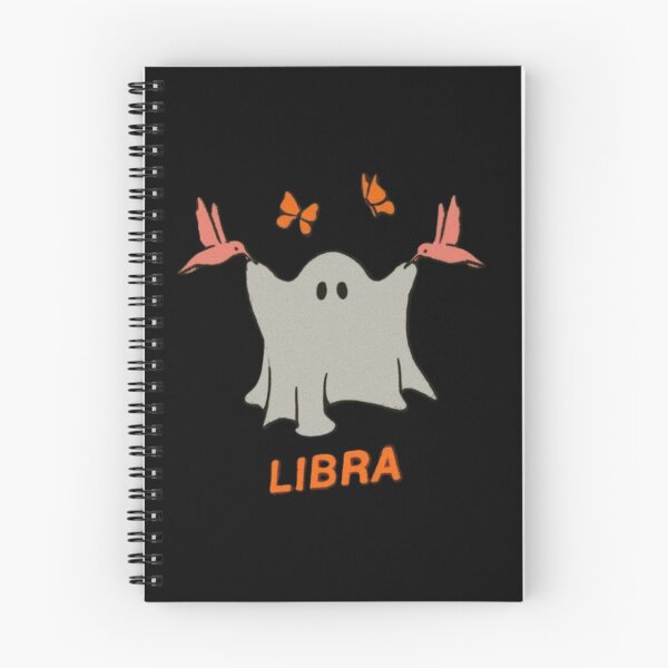 Item preview, Cute Libra Ghost with Butterflies and Hummingbirds designed and sold by BlackBoneArt.