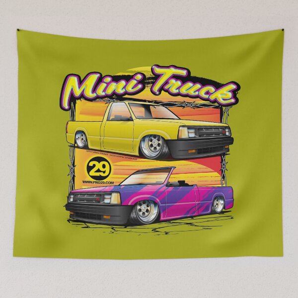 Item preview, Mini Truck Lowrider B-Series 90s Style designed and sold by Pro29Graphics.