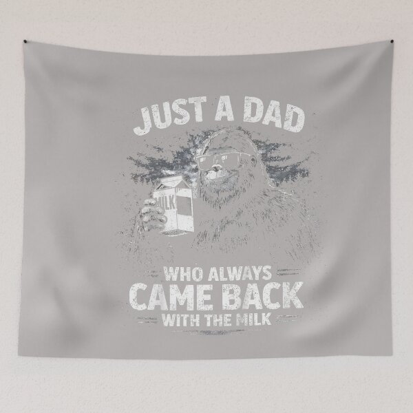 Item preview, Just A Dad Who Always Came Back with The Milk Bigfoot Papa T-Shirt designed and sold by GreggRoss.