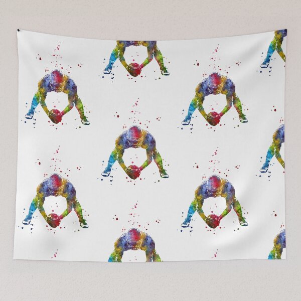 Item preview, American Football Player designed and sold by Rosaliartbook.