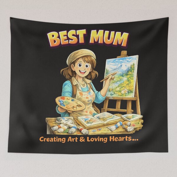 Item preview, Mum,Mom Best Mum Artist Painter designed and sold by JamesDunican.