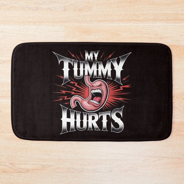 Item preview, My Tummy Hurts Retro Style Stomach Pain Humor Design designed and sold by Redgiant87x.