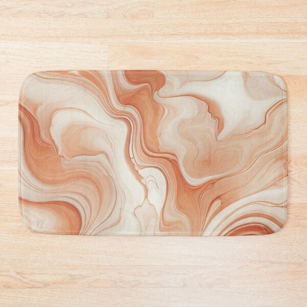 Item preview, Soft Peach Marble Pattern Cozy Neutral Aesthetic designed and sold by WildStroke.