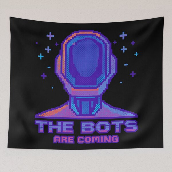 Item preview, Humanoid robot AI Robots Future Tech Design | The Bots Are Coming Futuristic  designed and sold by TEEJAMBOREE.