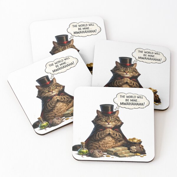 Item preview, Evil Cat Planning World Domination designed and sold by Rightstudio1.