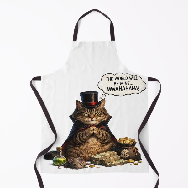 Item preview, Evil Cat Planning World Domination designed and sold by Rightstudio1.