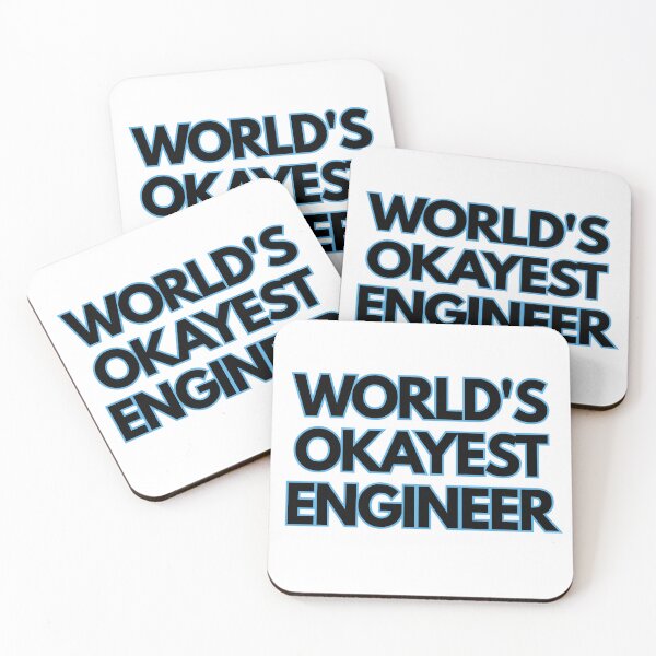 Item preview, World's Okayest Engineer Funny T-Shirt Humorous Engineering Gift Appreciation Tee designed and sold by BananaPrint.