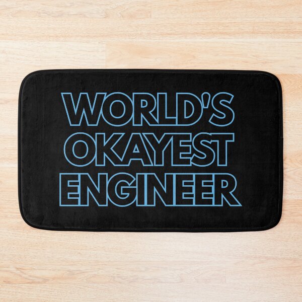 Item preview, World's Okayest Engineer Funny T-Shirt Humorous Engineering Gift Appreciation Tee designed and sold by BananaPrint.