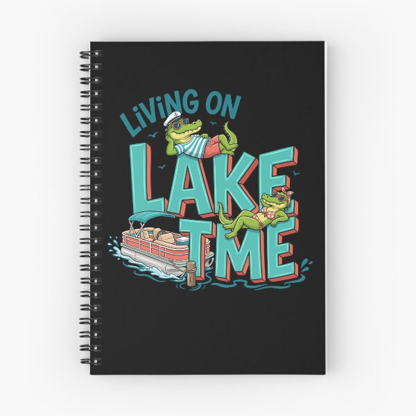 Item preview, Funny Alligator Pontoon Boat Lake Life designed and sold by KroghDs.
