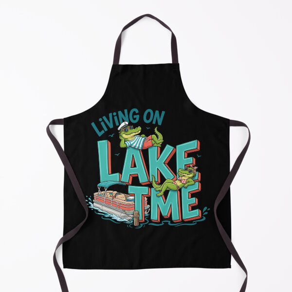 Item preview, Funny Alligator Pontoon Boat Lake Life designed and sold by KroghDs.