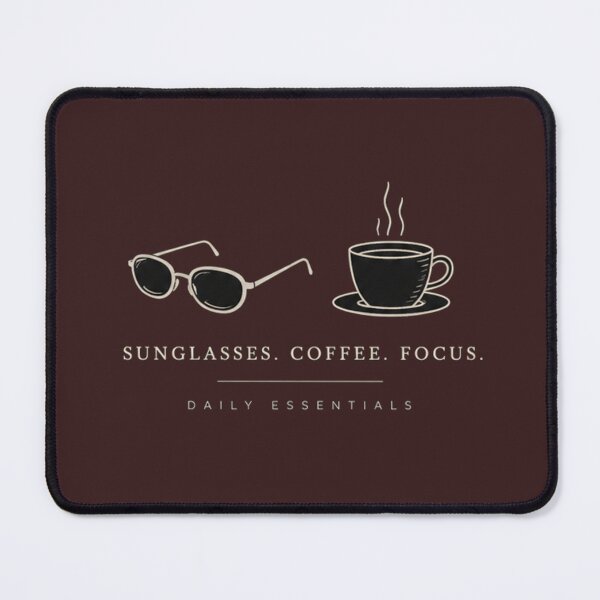Item preview, Sunglasses Coffee Focus - Minimal Vintage Aesthetic Tee designed and sold by JustResultsCo.