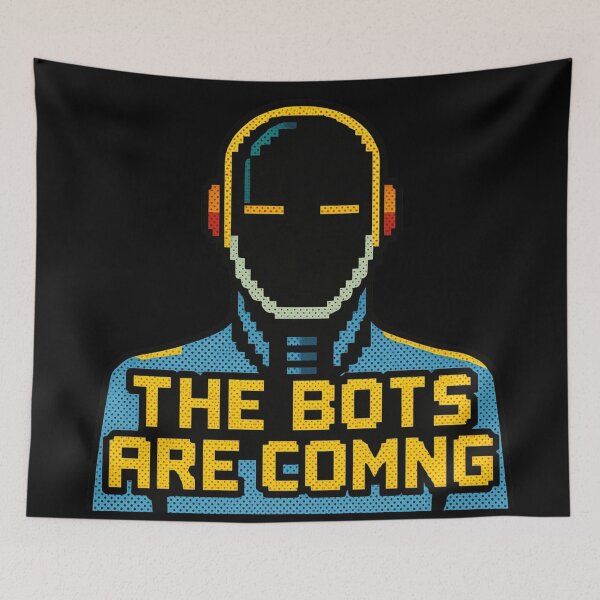 Item preview, Humanoid robot AI Robots Future Tech Design | The Bots Are Coming Futuristic  designed and sold by TEEJAMBOREE.