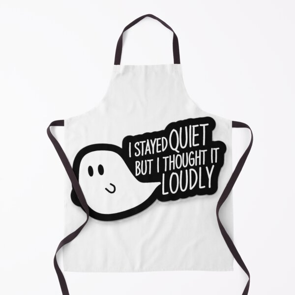 Item preview, Quiet Thoughts Ghost Sticker ? designed and sold by BlackBoneArt.