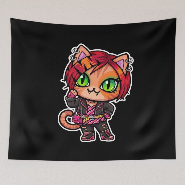 Item preview, Monster high Kawaii Cat Cosplay – Toralei Stripe designed and sold by CuteKats.