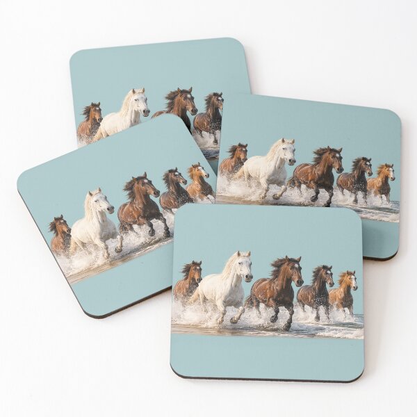 Item preview, Wild Running Horses – Freedom Spirit Western Horse Design designed and sold by  QuarterHorseArt by Just my Studio.