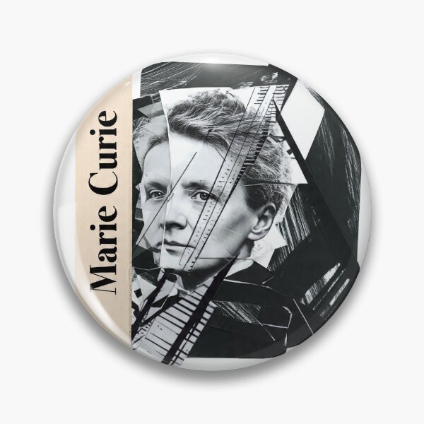 Item preview, Marie Curie – Scientific Collage Portrait Art Print | Women in Science Feminist Poster designed and sold by OzzFrequency.