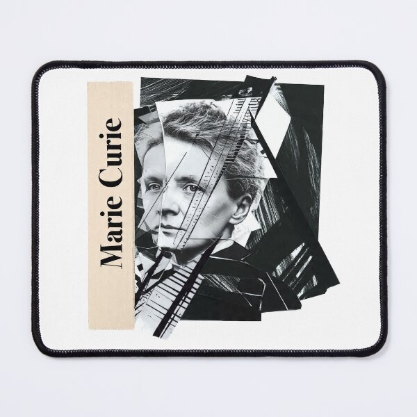 Item preview, Marie Curie – Scientific Collage Portrait Art Print | Women in Science Feminist Poster designed and sold by OzzFrequency.