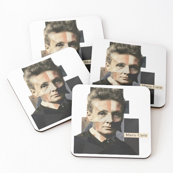Item preview, Marie Curie – Scientific Collage Portrait Art Print | Women in Science Feminist Poster designed and sold by OzzFrequency.