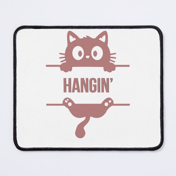 Item preview, Hangin Cat – Funny Minimalist Cat Graphic T-Shirt designed and sold by HOUSE OF TIST.