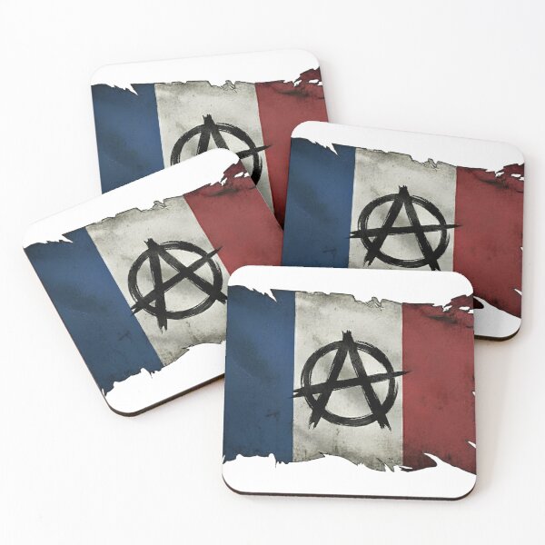 Item preview, Anarchy France Grunge Flag designed and sold by Liberty4Punk.
