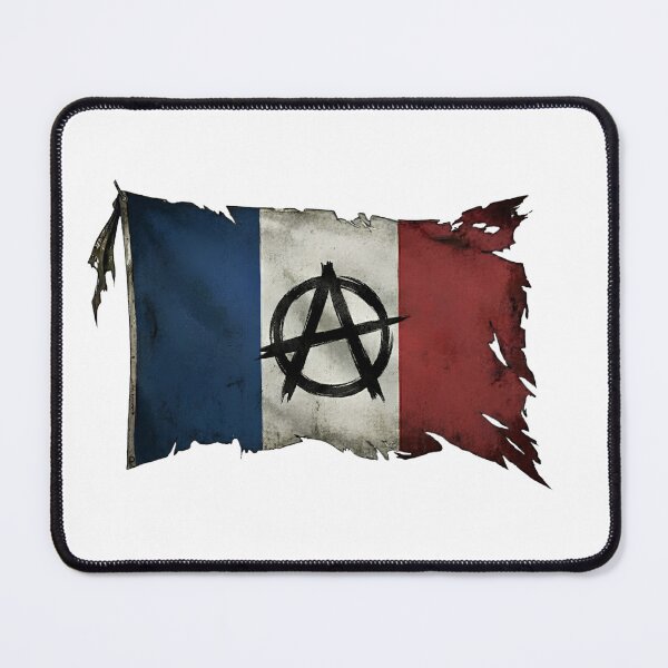 Item preview, Anarchy France Grunge Flag designed and sold by Liberty4Punk.